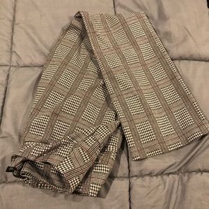 NY and Co pants with maroon pinstripe